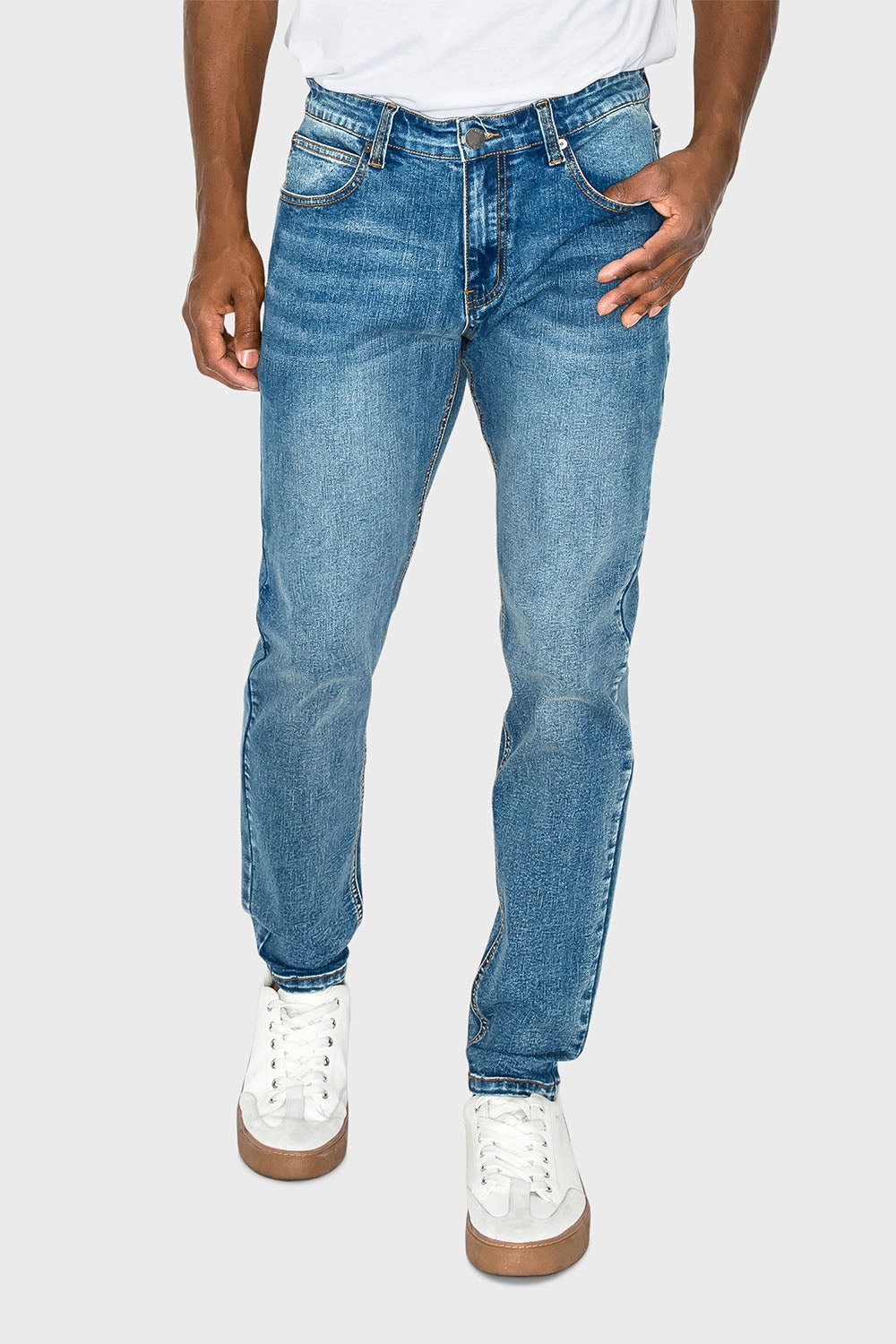 Reinforced Stress Points Essential Loose Fit Denim Jeans