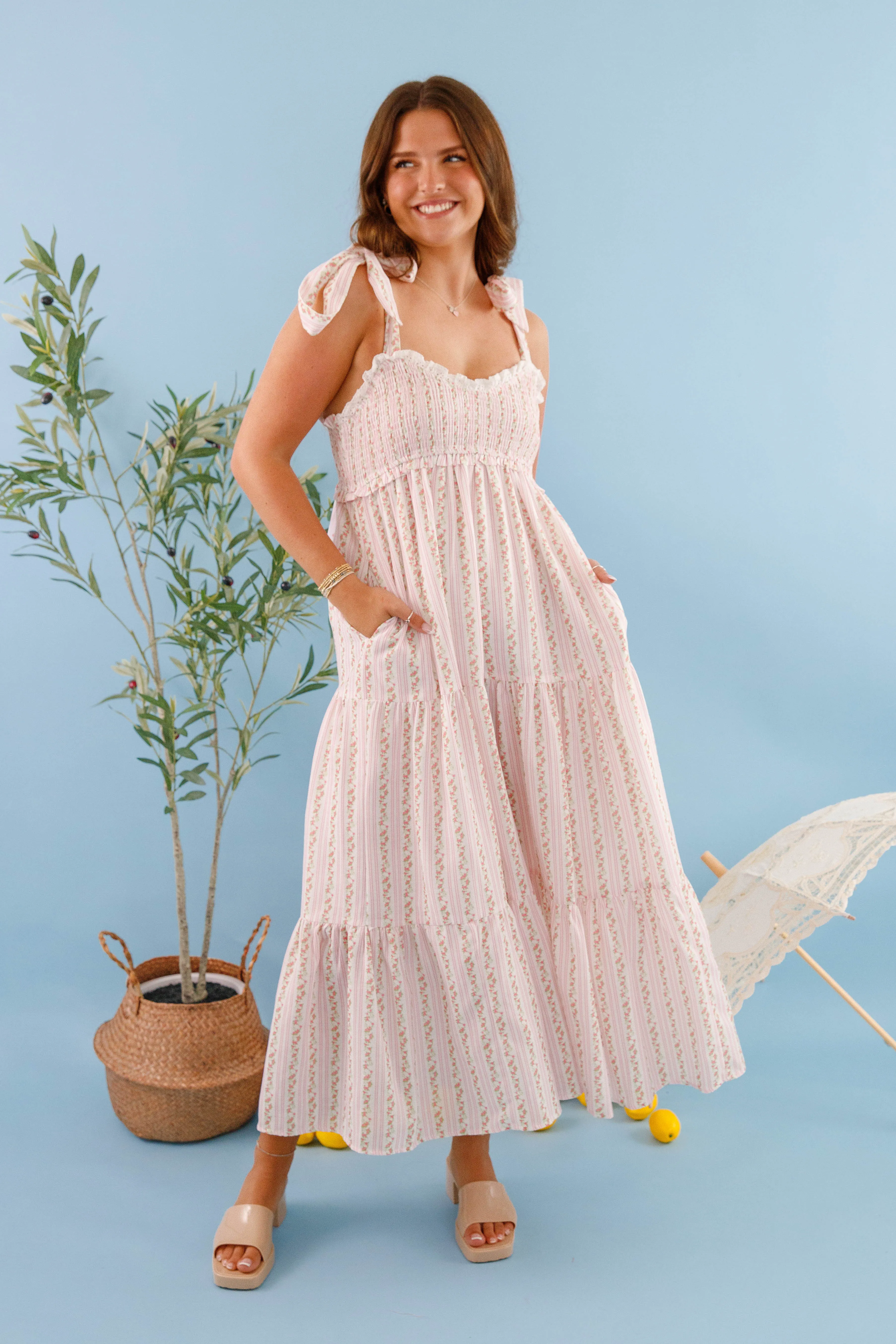 custom-fit Want To Remember Maxi Dress