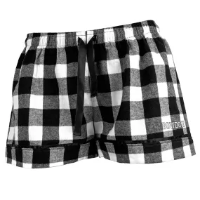Quick Dry Fabric Women's Plaid Flannel Shorts