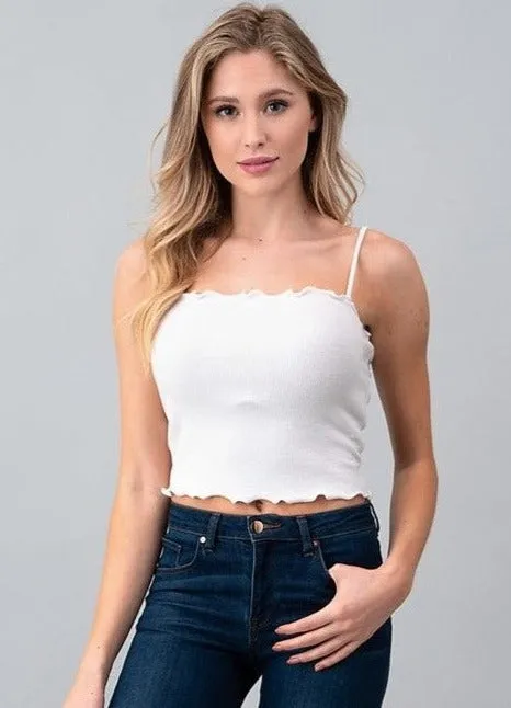 Exposure Lettuce Hem Cami Active Blouse EcoFriendly Material