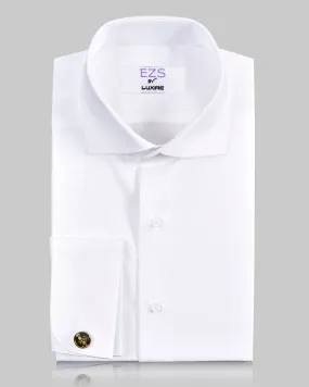 Functional Fashion EZS Brembana 2-Ply Giza White Business Twill Shirt