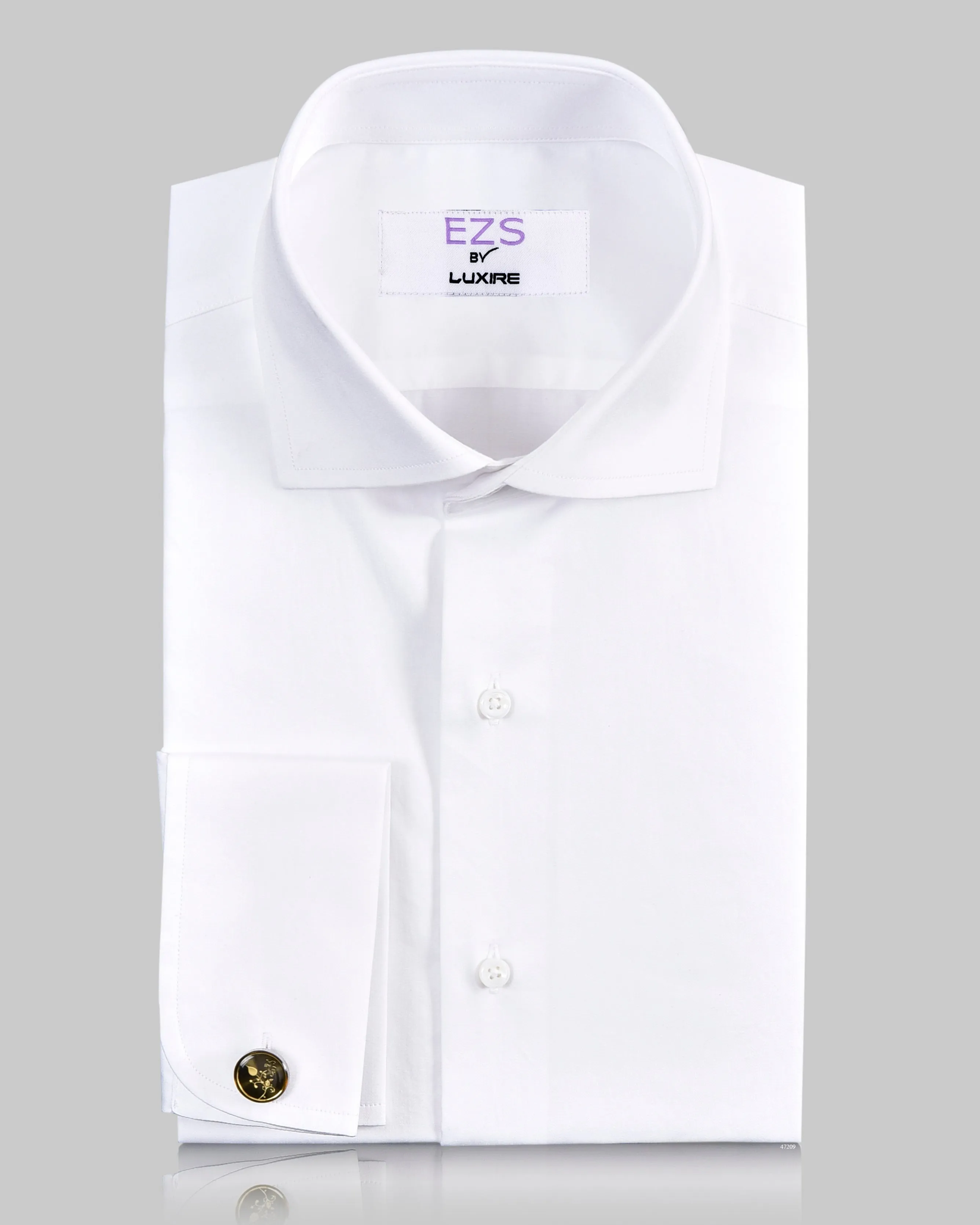 Functional Fashion EZS Brembana 2-Ply Giza White Business Twill Shirt