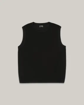 LADY WHITE CO. SLEEVELESS TEE - BLACK Comfortable