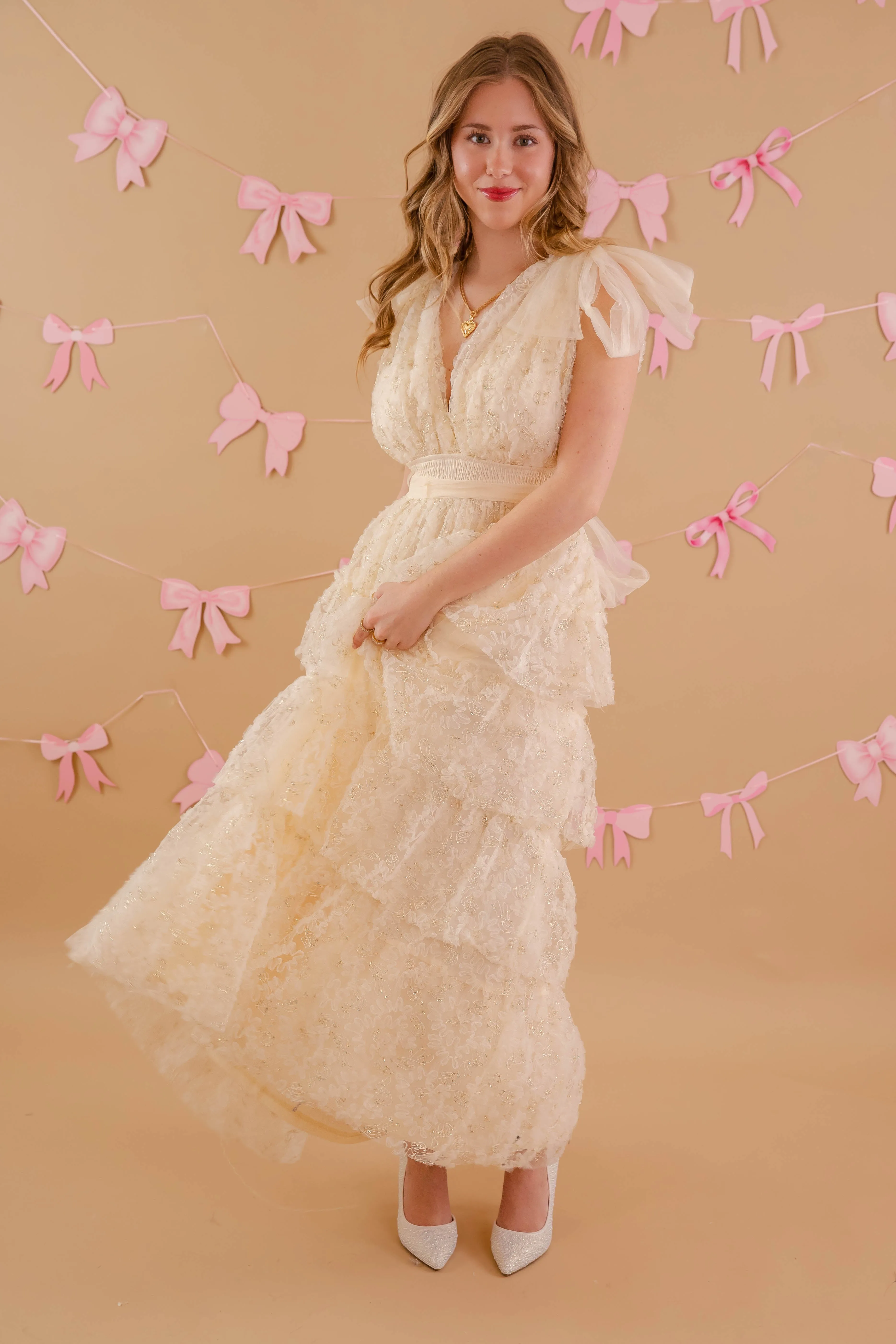 Elegant Everyday Angelic Bliss Tulle Maxi Dress