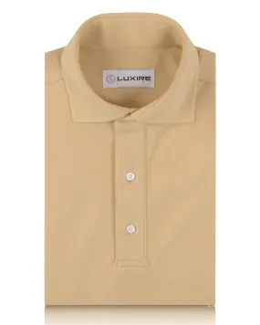 Moisture Wicking Layer Light Sand Polo T-Shirt