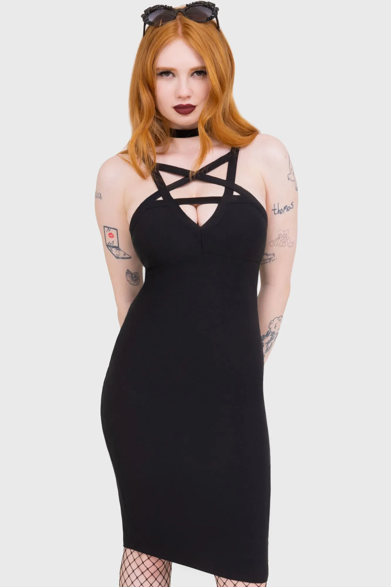 Betty Rage Pin-Up Dress [B] Daily Ready Textured Layers