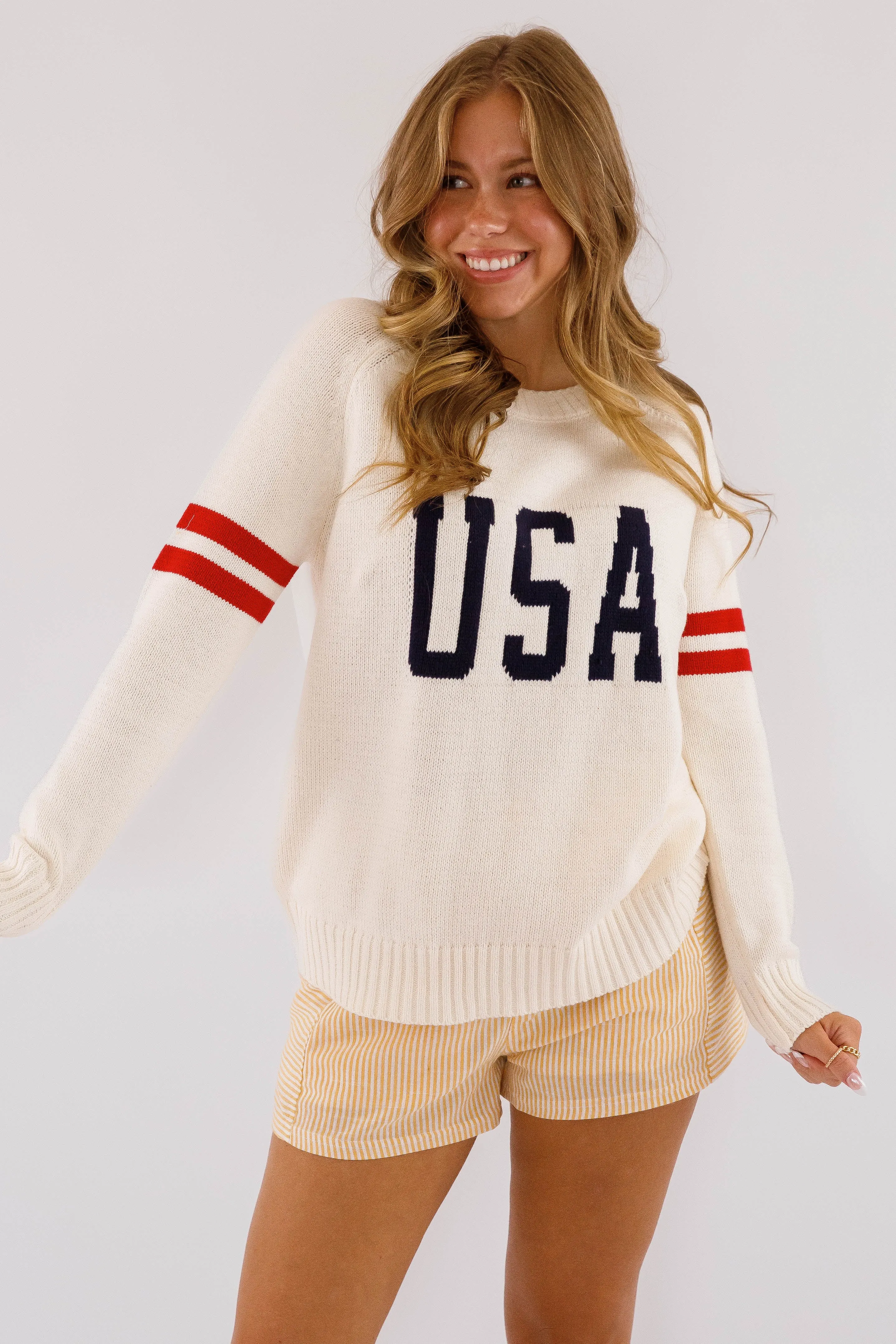 Party In The USA Sweater Elastic design