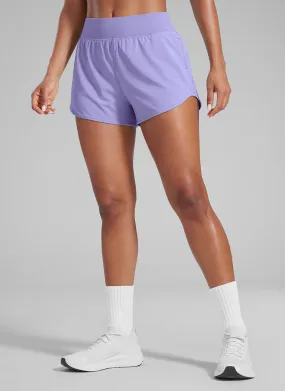 Feathery-Fit Soft Liner Zipper Pocket Short 3'' vest Quick Comfort