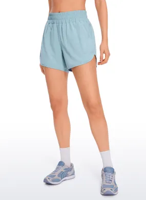 Feathery-Fit Soft Mid Rise Lined Short 5'' Exclusive Design Retroreflective Accents