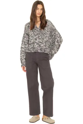 Xirena Florian Twill Pant in Vintage Black Layering Piece