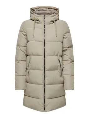 Dolly Long Puffer Coat - Withered Teak Bonded Seam Technology waterproof construction