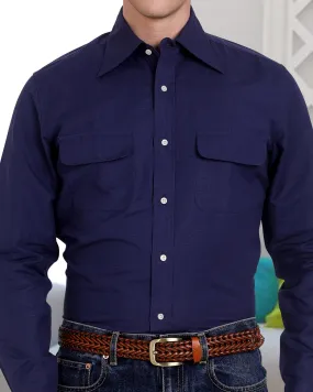 Navy Chambray Shirt holiday season