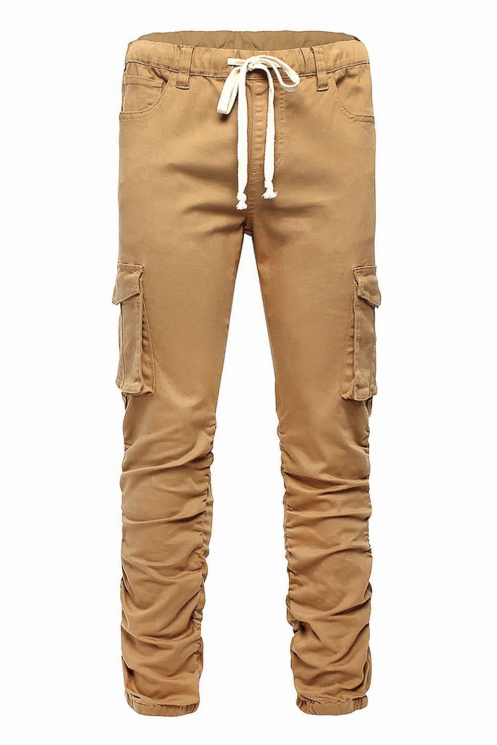 Bungee Scrunched Cargo Joggers Chic Look