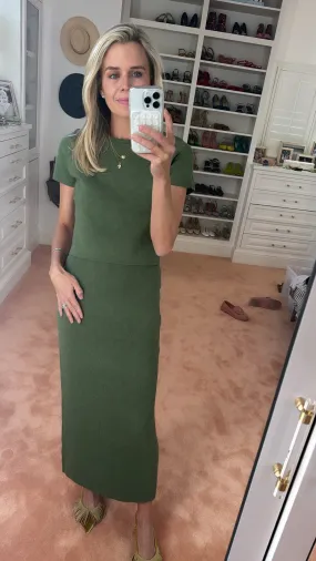 WrinkleResistant Cloth MASON'S DAUGHTER | Stella Knit Top, Olive