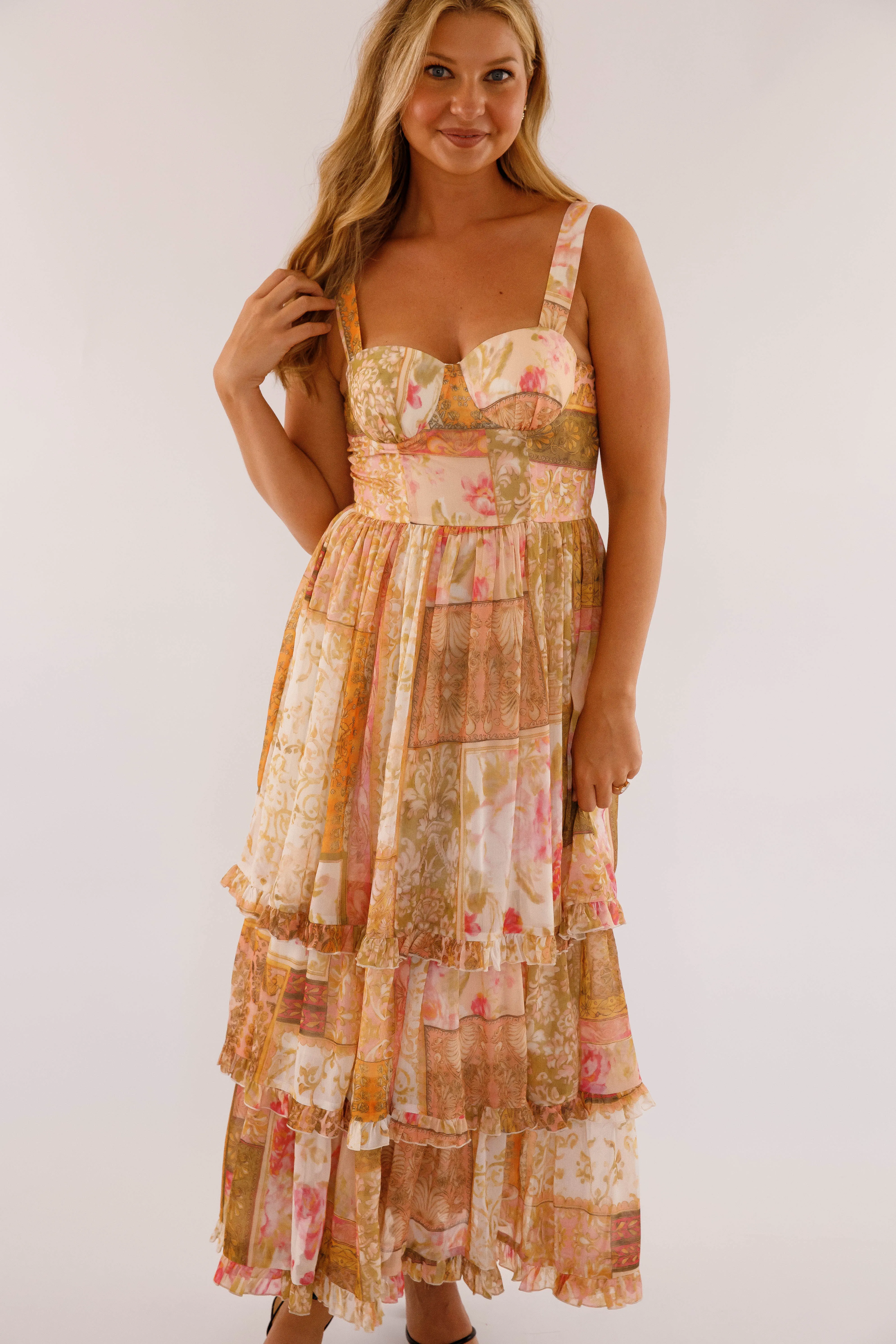 Feminine Comfort Dressed For Drama Maxi Dress