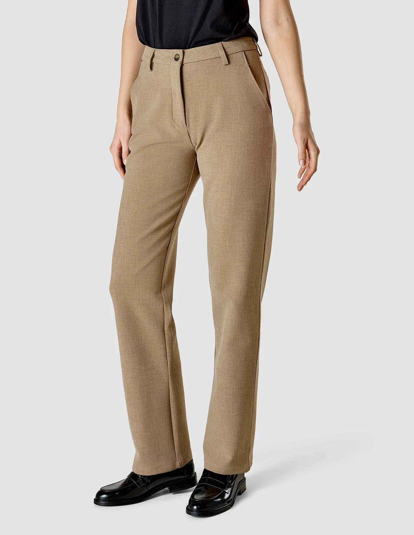 Refined fit No. 1 Pants Straight Cappuccino