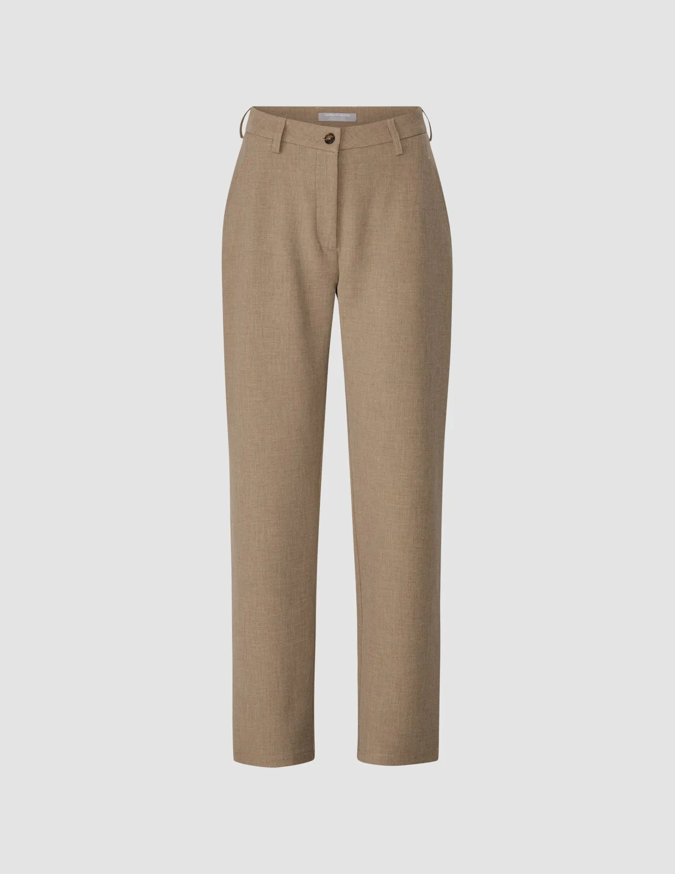 Comfy Cut Stretch Waist No. 1 Pants Straight Cappuccino