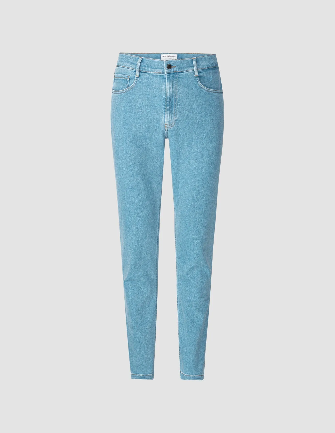Timeless Style Modern Relaxed Classic Jeans Slim Bright Blue