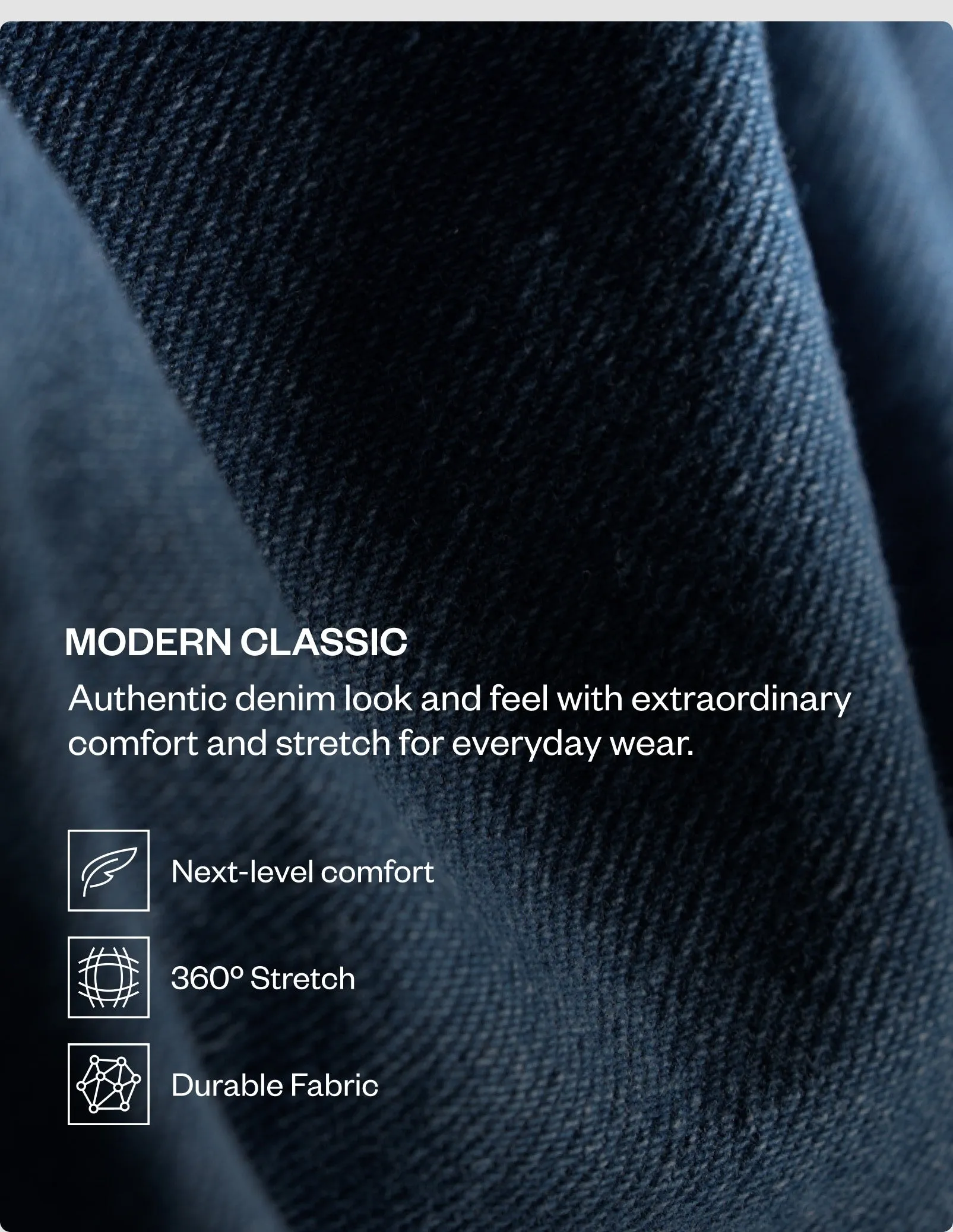 Classic Jeans Slim Bright Blue Comfy Style