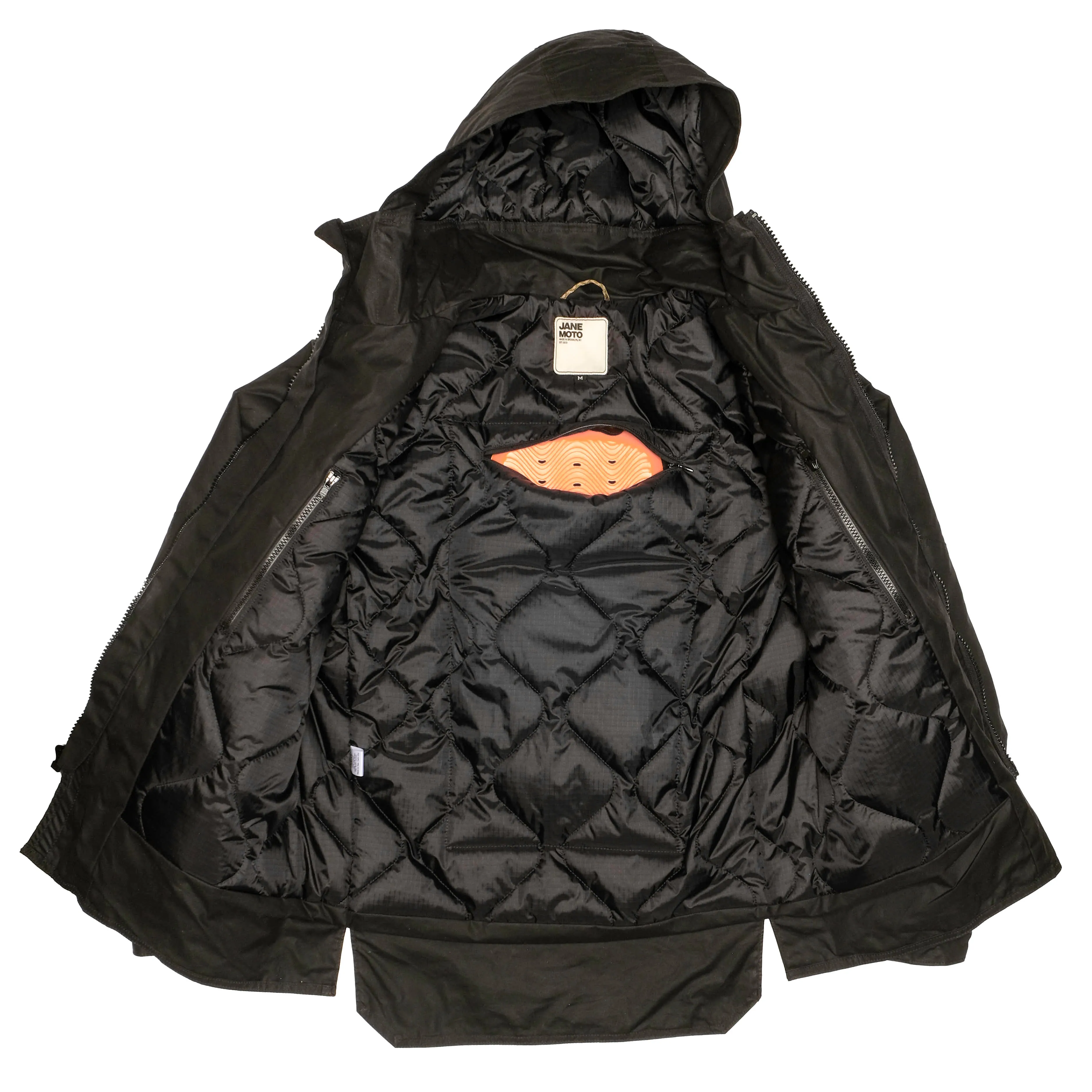 Daywear Staple Technical Parka - Black