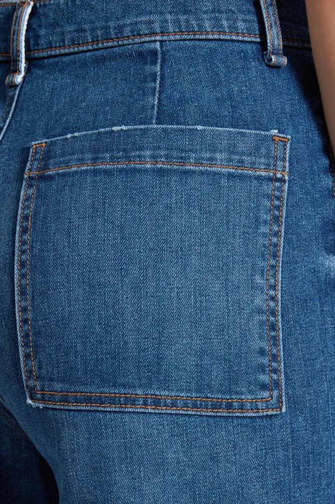 ASKK NY Virginia Stretch Denim  in Gunnison Quick Change