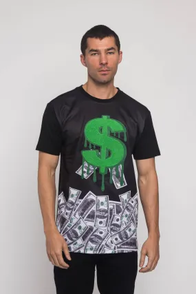 Chenille Dollar Sign T-Shirt EasyCareMaterial ThermalRegulation