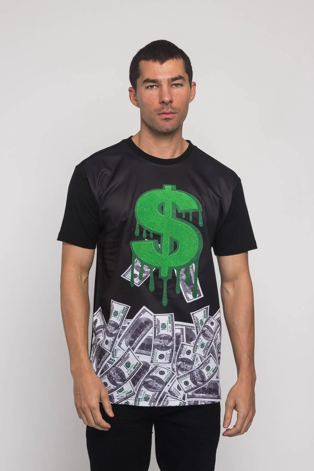 Chenille Dollar Sign T-Shirt EasyCareMaterial ThermalRegulation