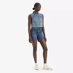 Beach Day Modern Student Outfit Streetwear Fan Levi's 501 Mid Thigh Shorts- Pleased to Meet You