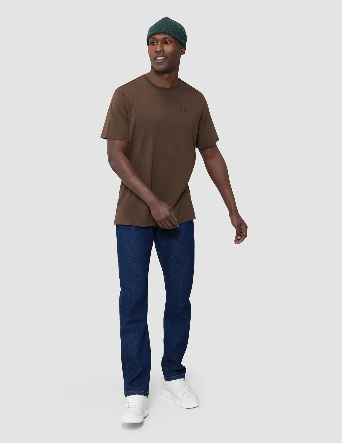 Supima Legacy T-shirt Saddle Brown Breathable Performance