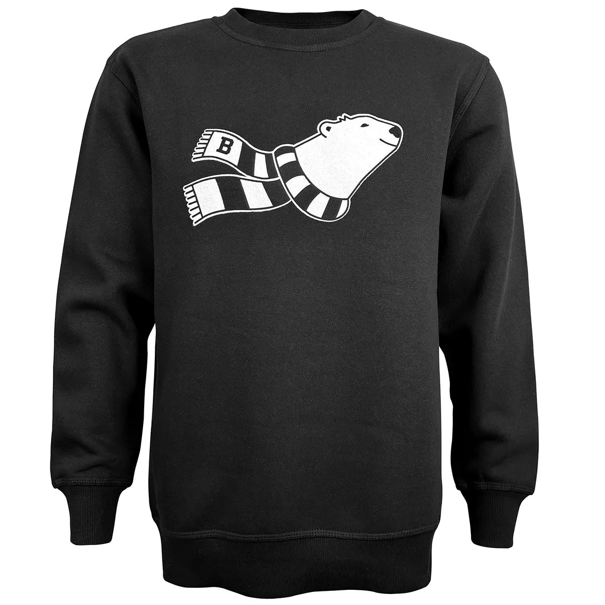 Street Style Flocked Spirit Bear Crew from Peace Goods