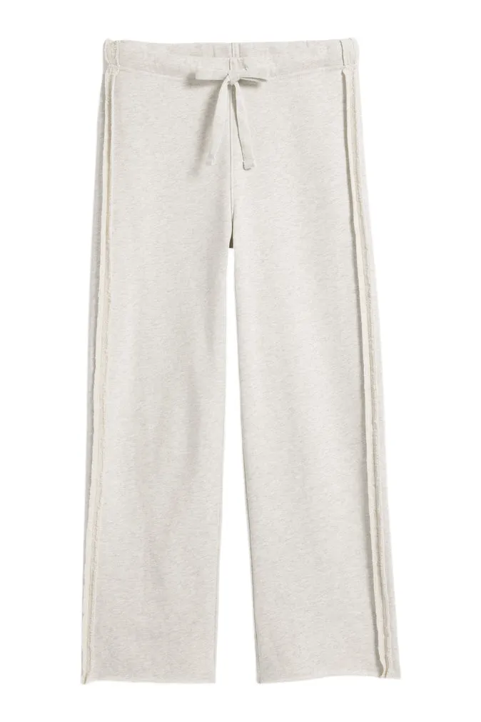Frank & Eileen Bella Full Sweatpants in Heather White Melange Practical Comfort