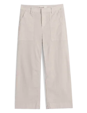 Frank & Eileen Wexford Patch Pocket in Cement High-waisted fit