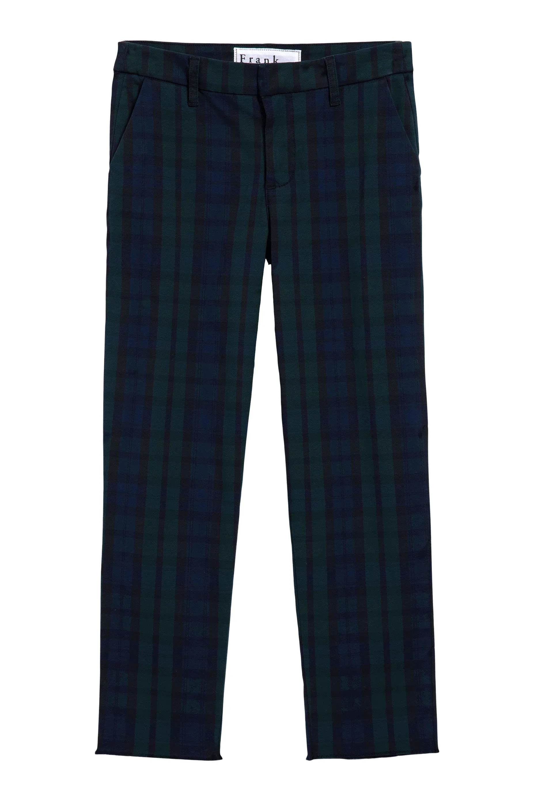 Cold Weather Wear Frank & Eileen Wicklow Italian Chino in Black Watch Plaid