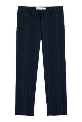 Cold Weather Wear Frank & Eileen Wicklow Italian Chino in Black Watch Plaid
