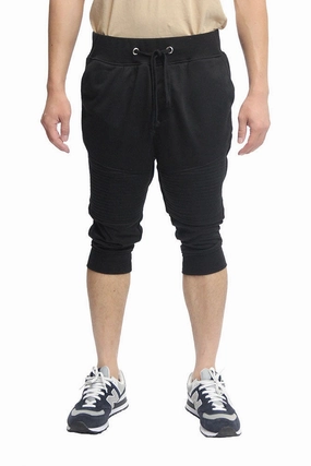 Fashion Staple Flared bottom French Terry Biker Jogger Shorts