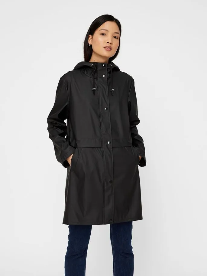 Bomber Cut Comfortable Feel Friday New 3/4 Coated Jacket