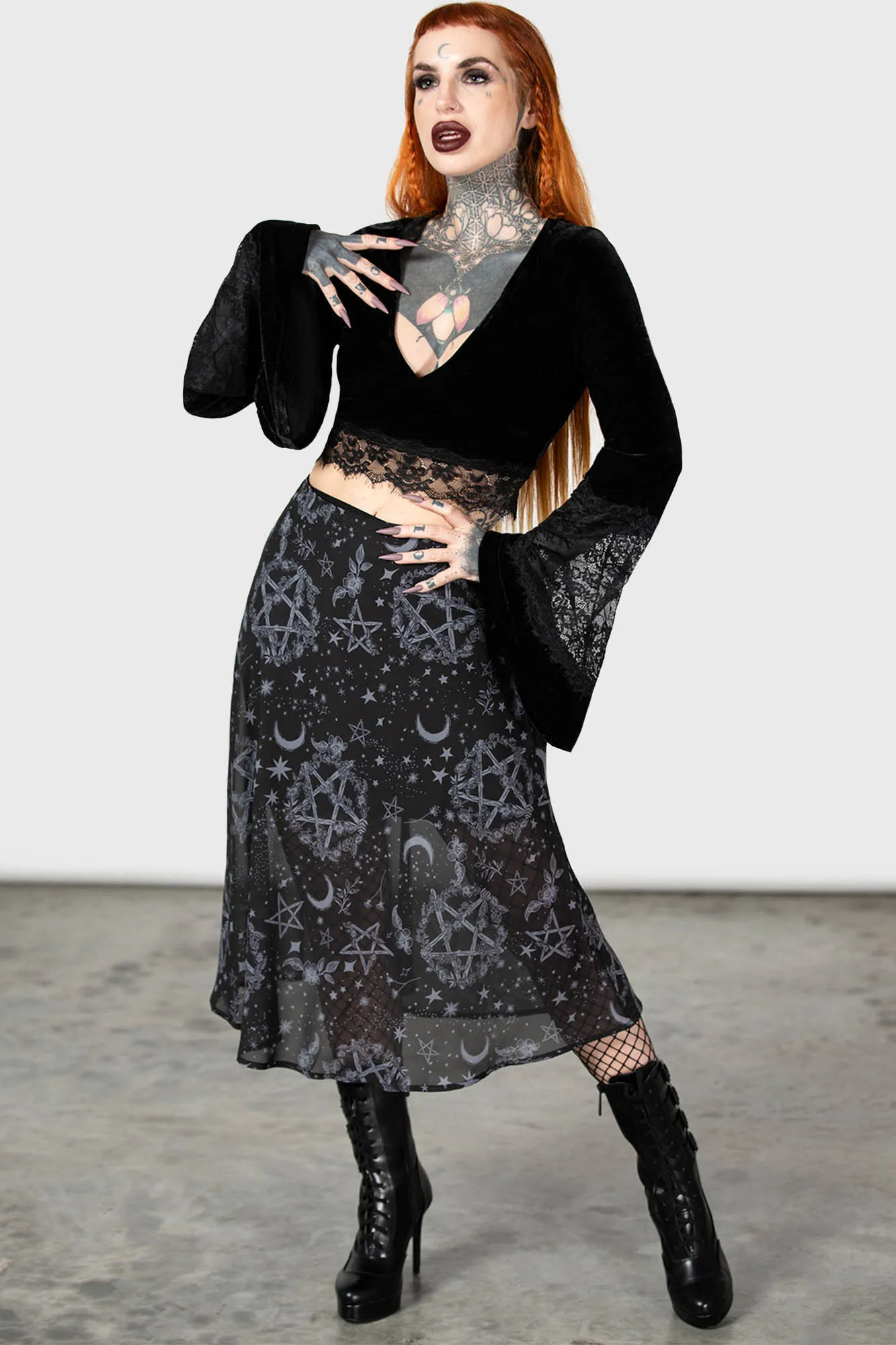 Luella Bias Midi Skirt Shopping Trip