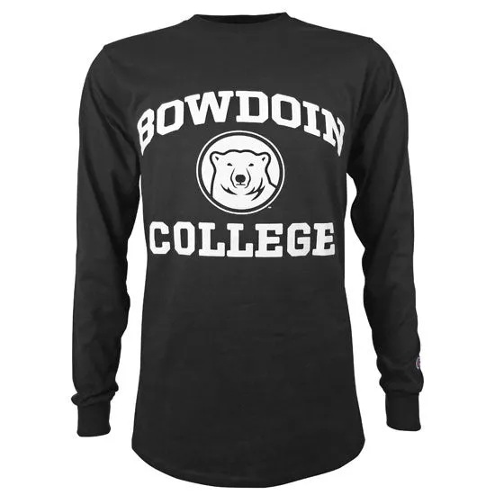 Comfort Seeker night Basic Bowdoin College Long-Sleeved Tee from Champion