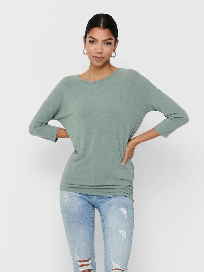 SustainableBlend Glamour 3/4 Sleeved Top