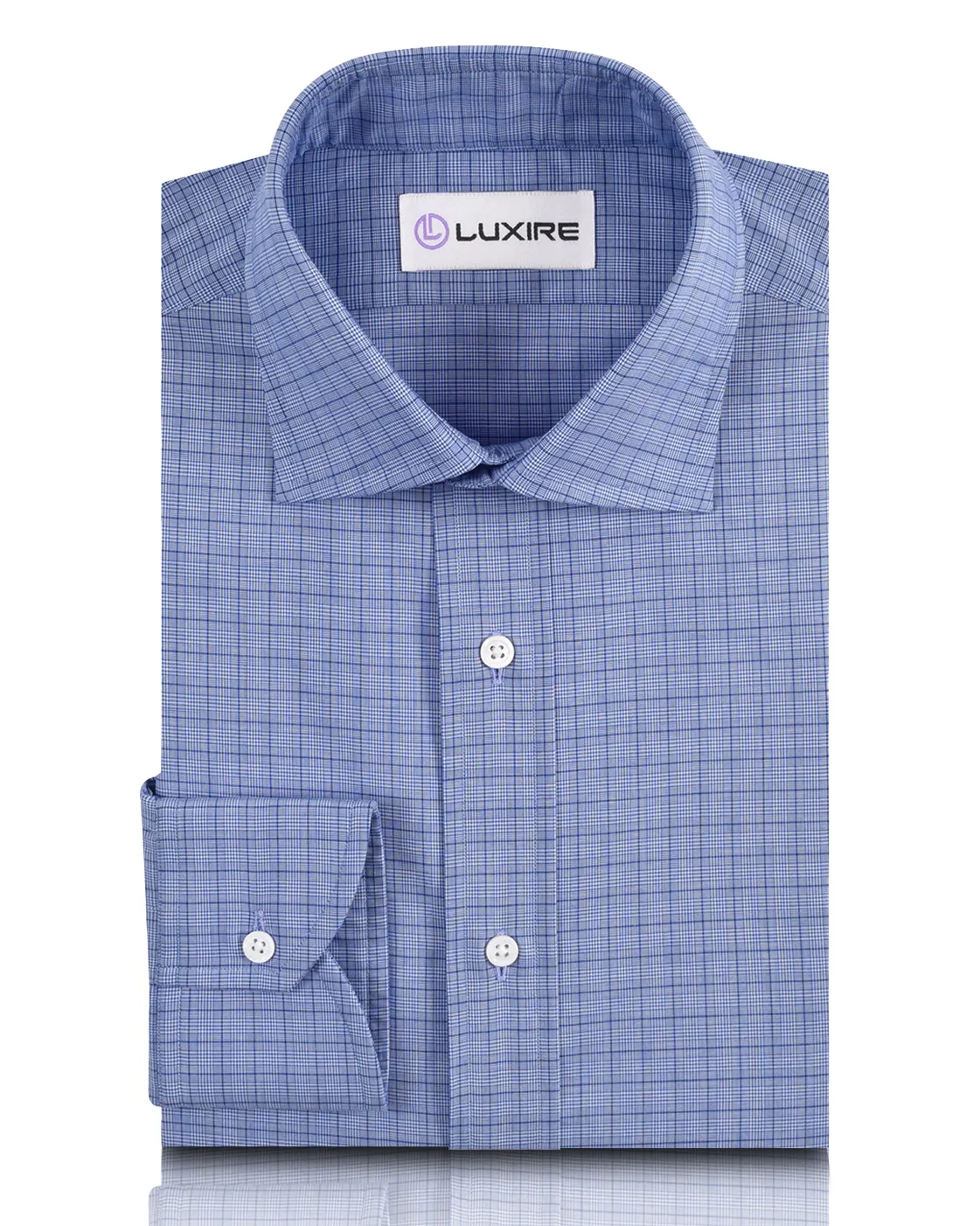 Glen Plaid Spectrum Blue Essential Wardrobe