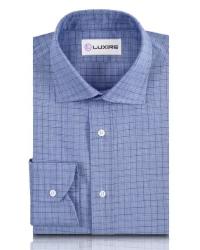Glen Plaid Spectrum Blue Essential Wardrobe