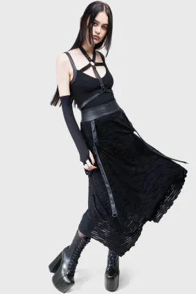 Art Gallery Visit Sophisticated Mood Gloomara Skirt