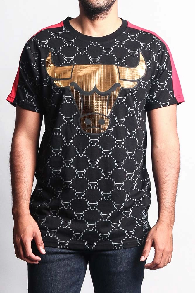 Tapered Cut AbrasionResistant Fabric Golden Bull T-Shirt