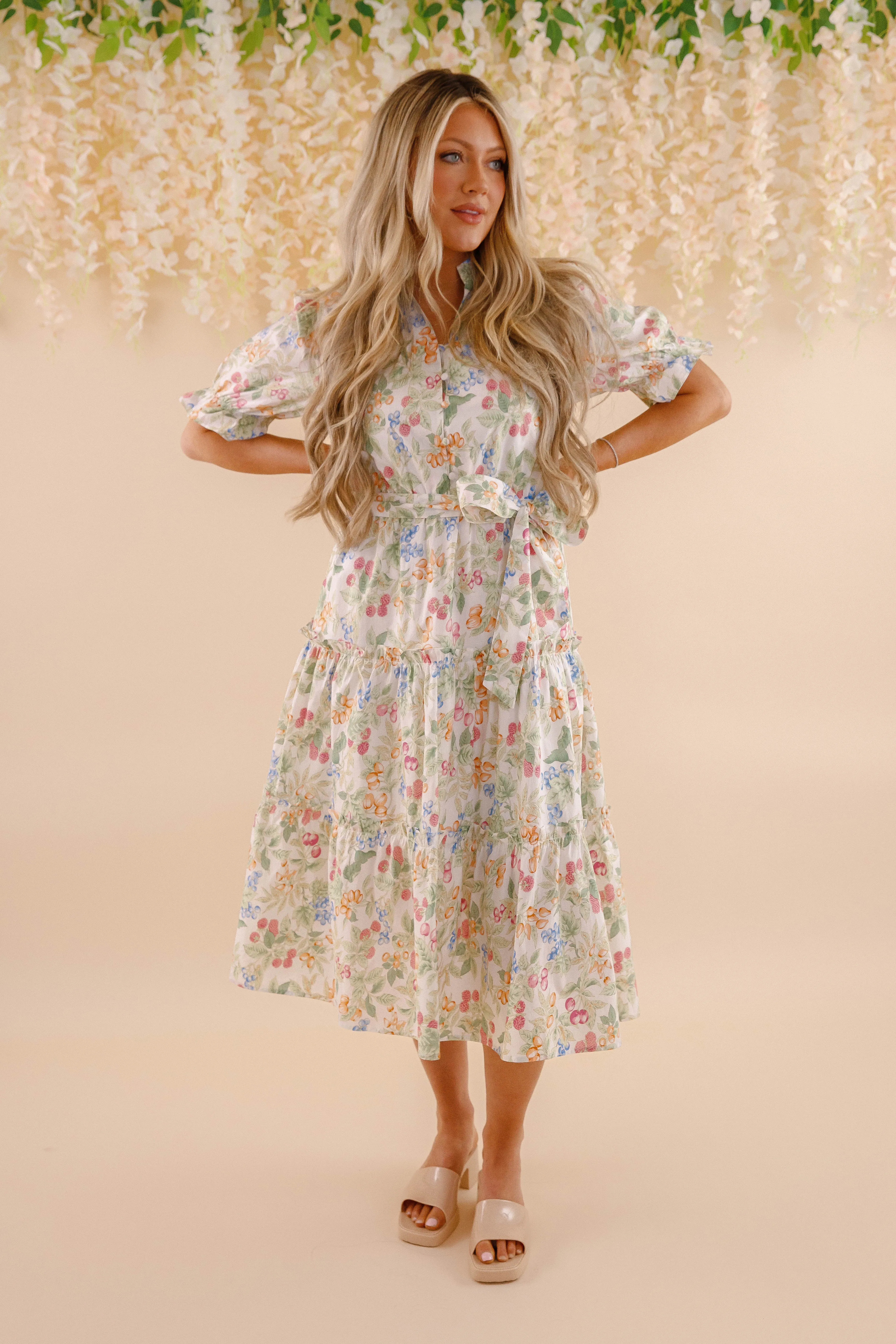 Minimalist Look Simple Yet Elegant Good Fortune Midi Dress