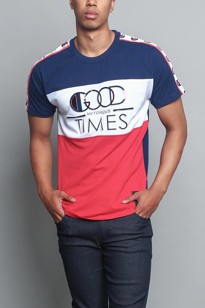 AbrasionResistant Fabric GarmentDyed Good Times Taped T-Shirt
