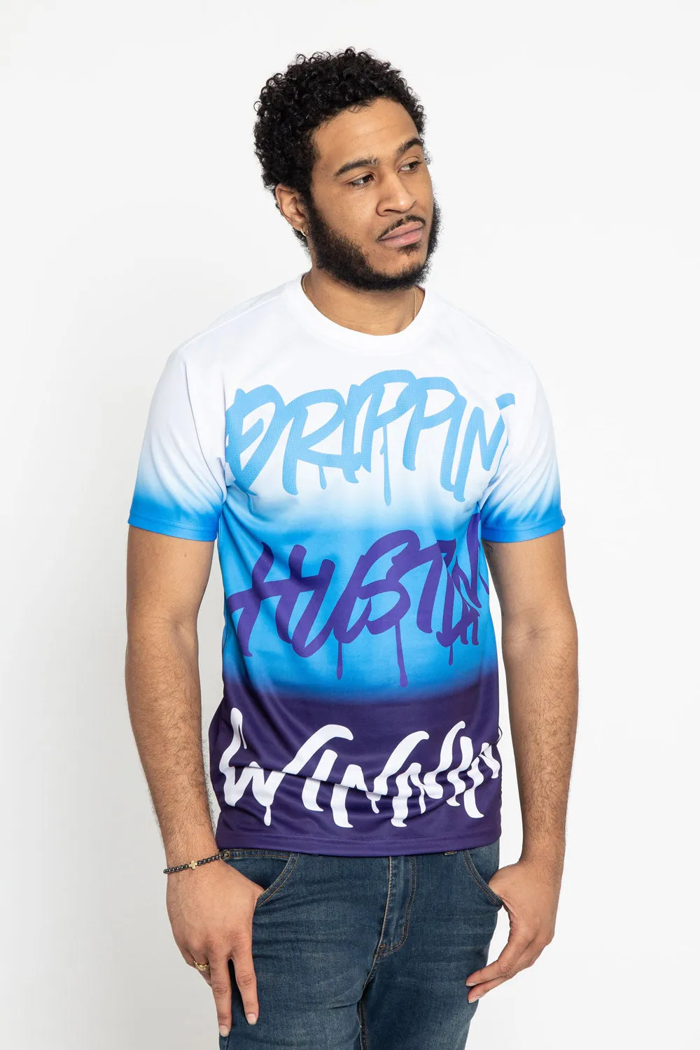 DoubleLayeredFabric Graffiti T-Shirt