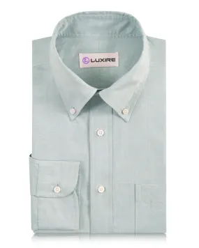 Smart Look Stylish Appearance Grey Dress Shirt End on End