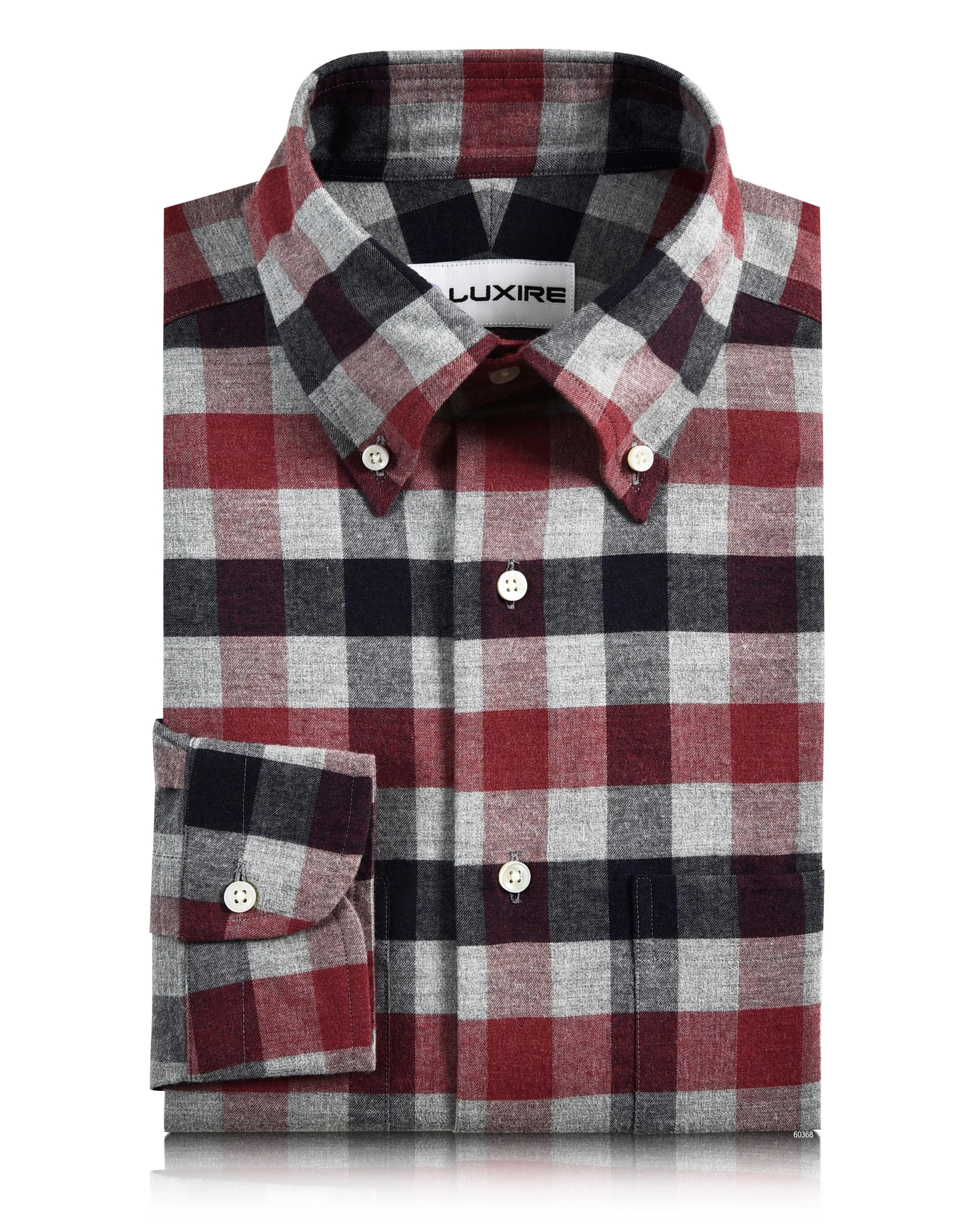 Low Profile Pocket Design hypoallergenic material Grey Hemp - Large Gingham