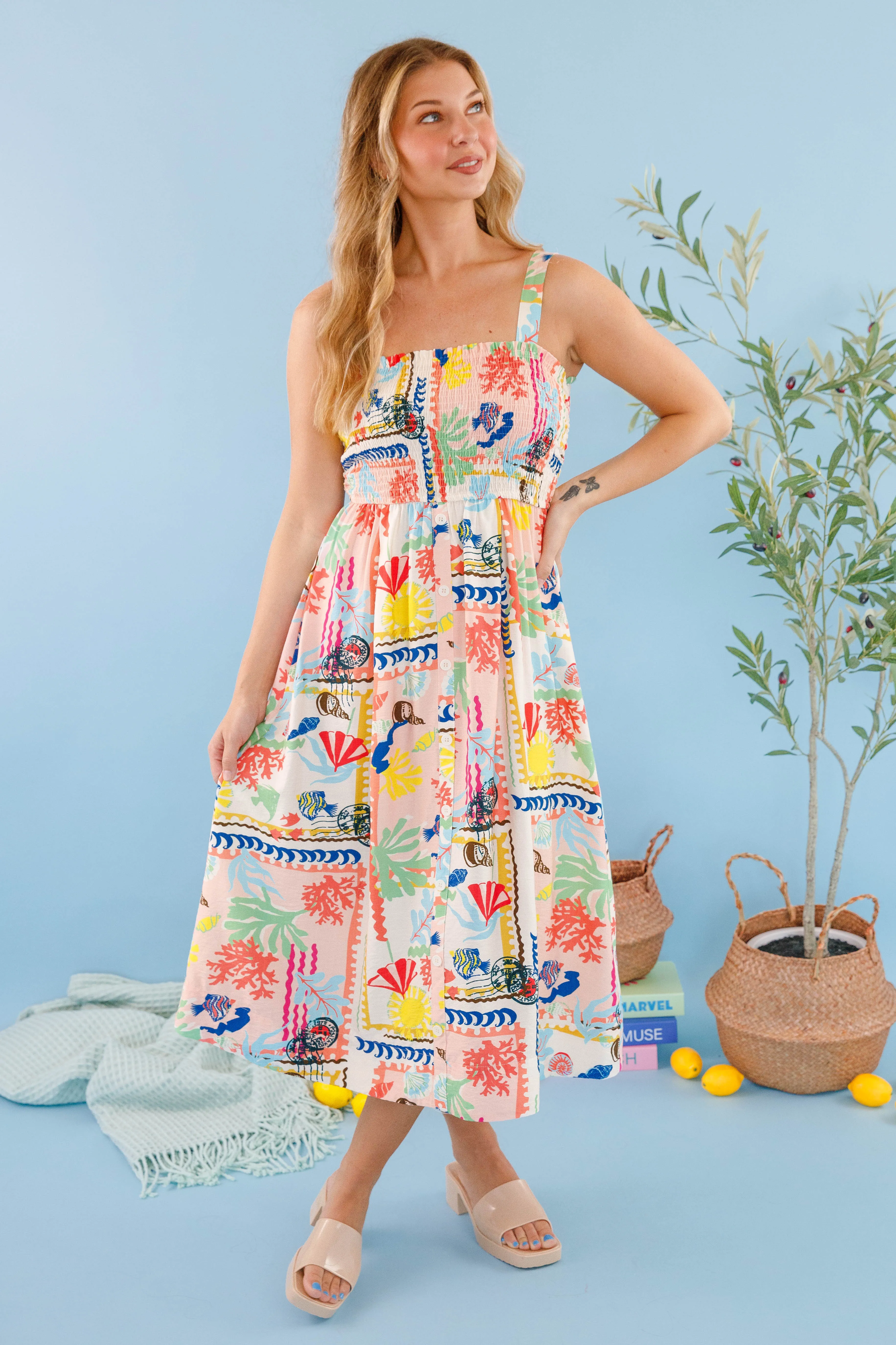 Curve-Enhancing Happiest I've Been Midi Dress