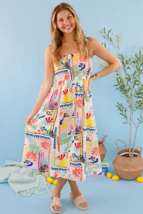 Happiest I've Been Midi Dress Resort Ready Street Mood